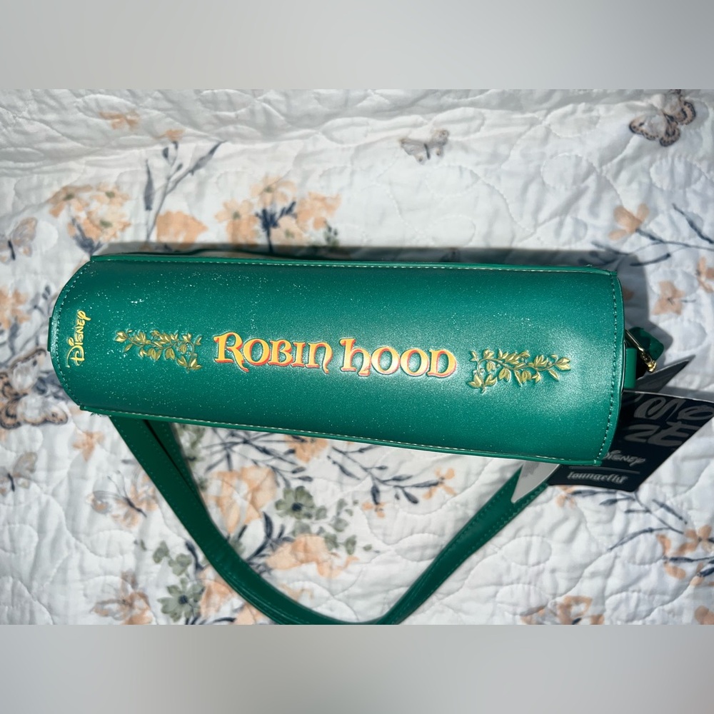 Loungefly Robin Hood Book Crossbody Bag - Picture 5 of 14